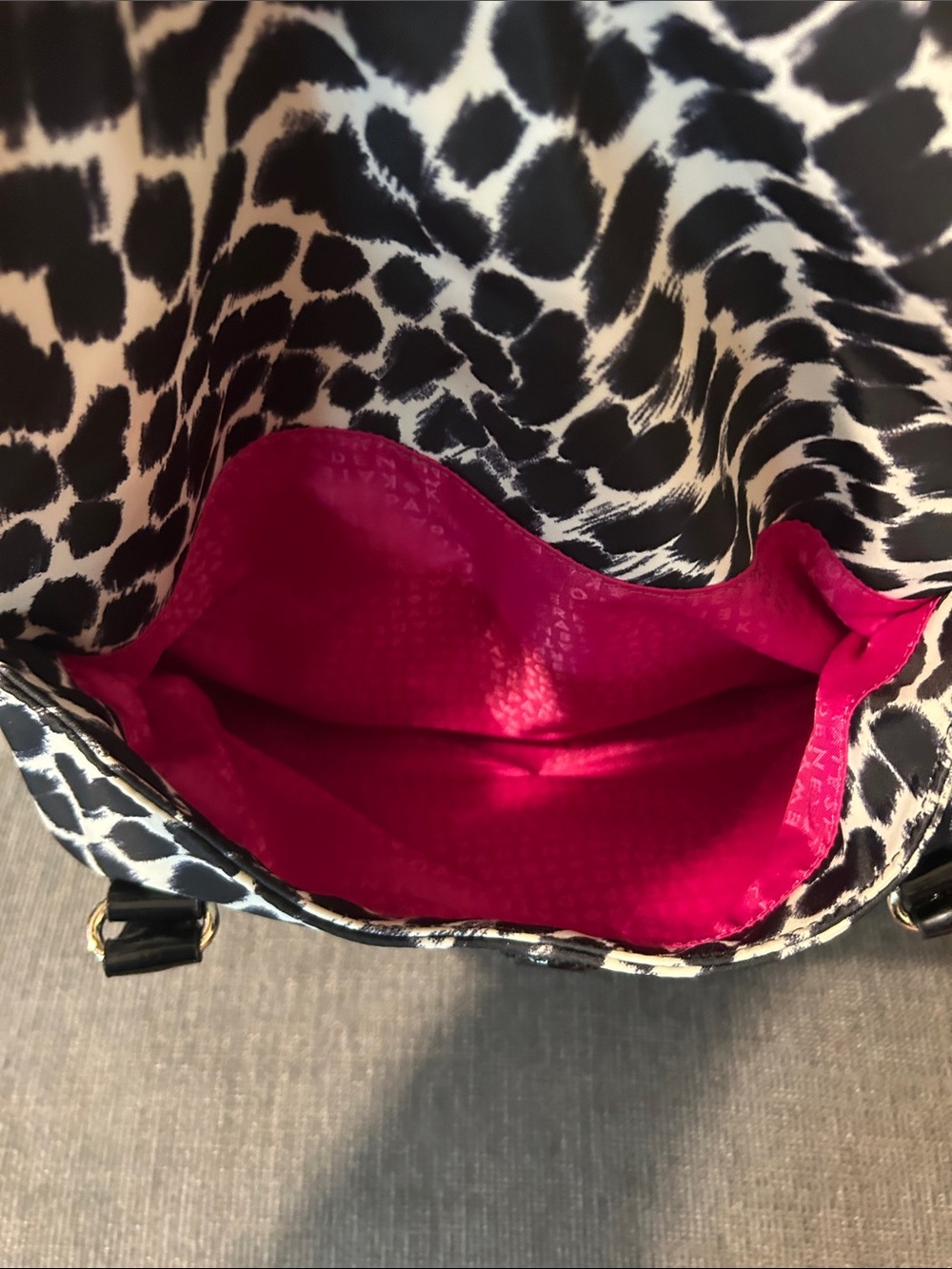 Kate spade Black and White Leopard-Print Tote - Picture 6 of 6